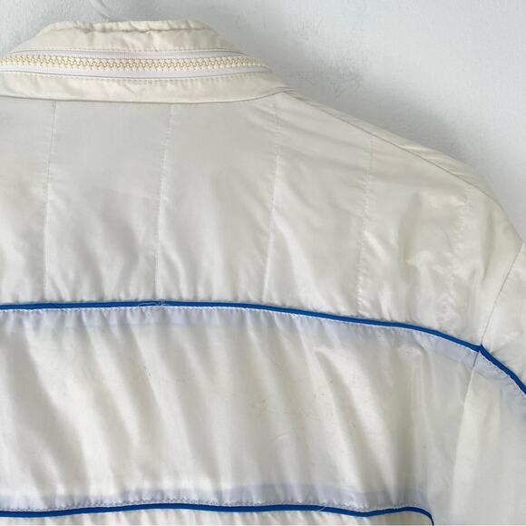 Dutch Treats Cigar Upstream Racing Division Vintage Nylon White Jacket XL - Picture 8 of 10